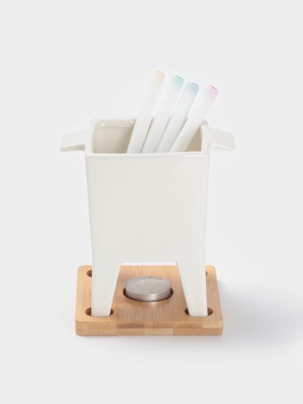 Набор для фондю BellaTenero, 11.5×14.5 см, 4 шпашки Набор для фондю BellaTenero, 11.5×14.5 см, 4 шпашки