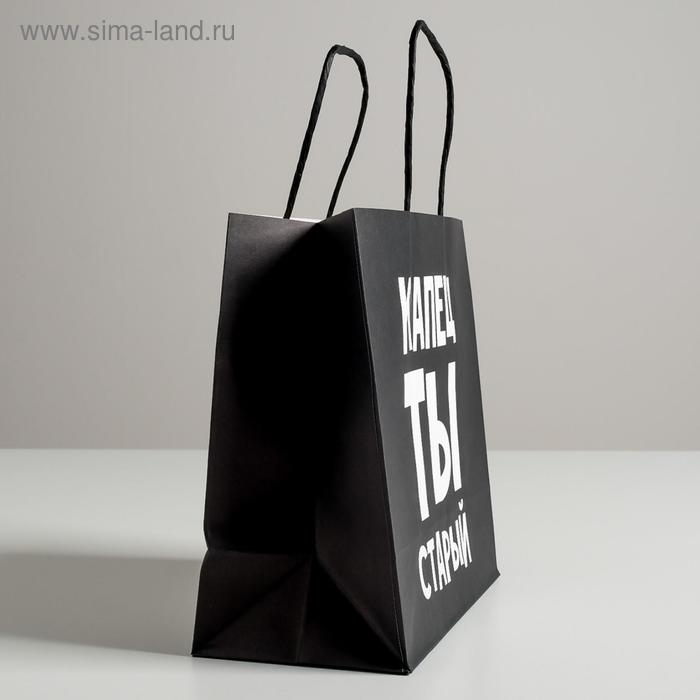 Пакет подарочный, упаковка, «Капец ты старый», 22 х 22 х 11 см Пакет подарочный, упаковка, «Капец ты старый», 22 х 22 х 11 см