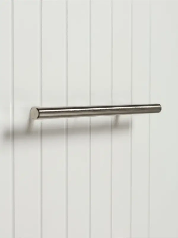 Ручка-рейлинг, d=10 мм, м/о 128 мм, цвет сатиновый никель