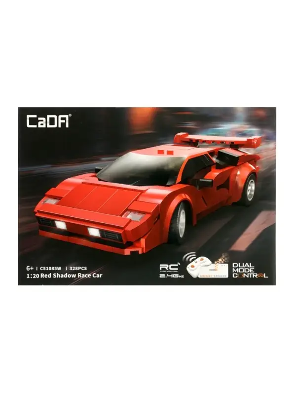 Конструктор радиоуправляемый  Конструктор радиоуправляемый "Спорткар", 328 деталей, 2 варианта управления