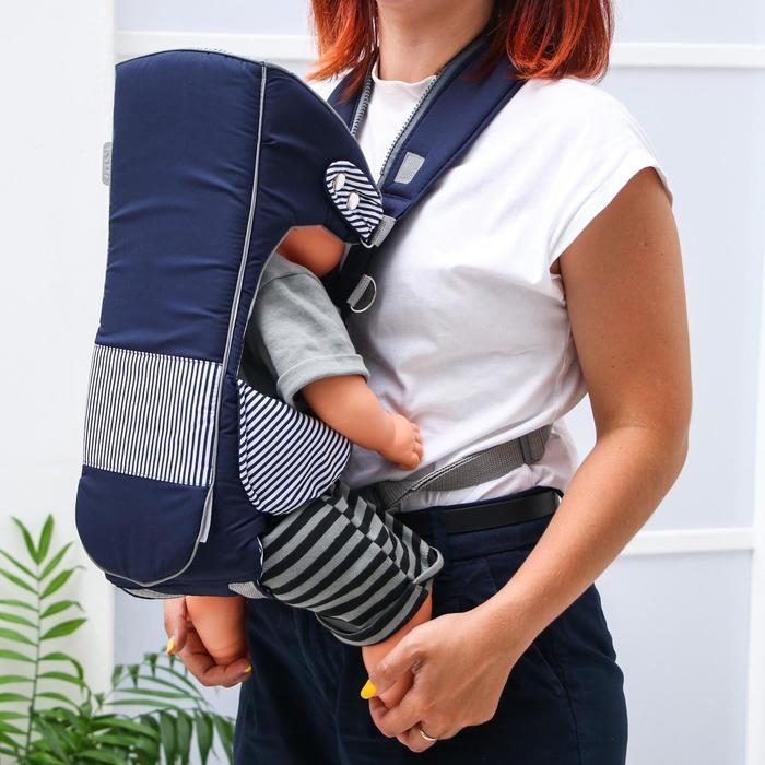 Рюкзак-кенгуру для малыша «Дискавери», от 2 до 15 кг., цвет темно-синий