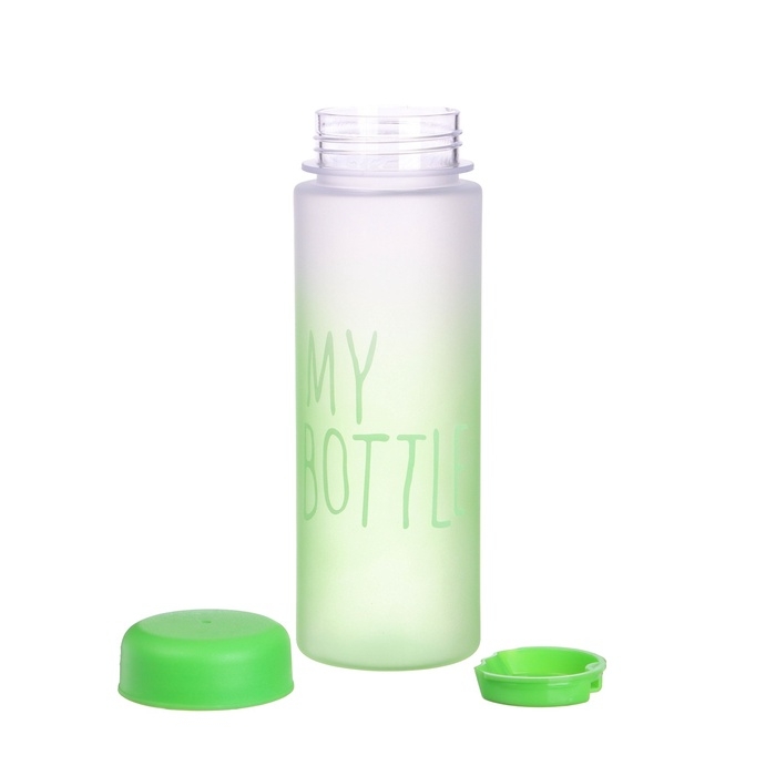 Бутылка для воды, напитков, спортивная, в школу, 500 мл, My bottle,19.5 х 6 см, зеленая Бутылка для воды, напитков, спортивная, в школу, 500 мл, My bottle,19.5 х 6 см, зеленая
