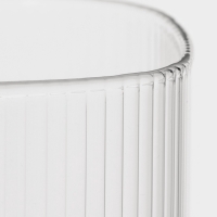 Банка для сыпучих продуктов с бамбуковой крышкой "Эко. Квадрат" 1,6 л, 10х20 см