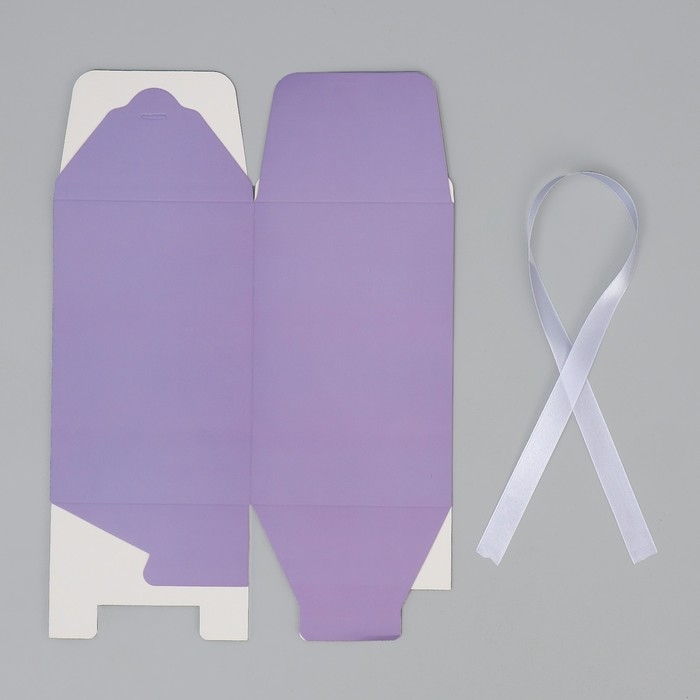 Коробка подарочная складная, упаковка, «Лиловая», 12 х 18 х 12 см Коробка подарочная складная, упаковка, «Лиловая», 12 х 18 х 12 см