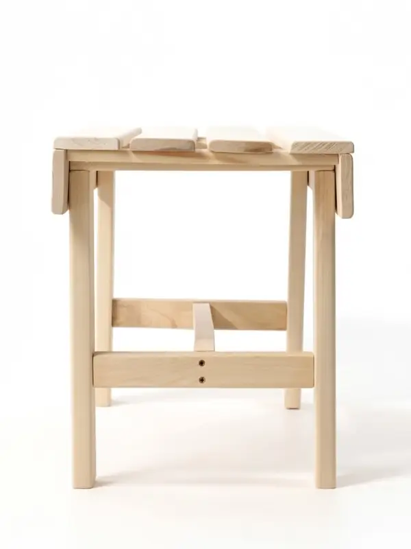 Лавка деревянная для дачи и бани, 120&times;40&times;41 см, из наличника