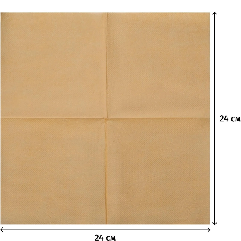 Салфетки бумажные Plushe Duet 24х24 пастель 1сл 250л/уп