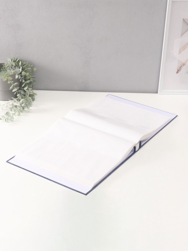 Фотоальбом на 500 фото 10х15 см Фотоальбом на 500 фото 10х15 см "Версаль" в коробке синий 4,7х33х34 см