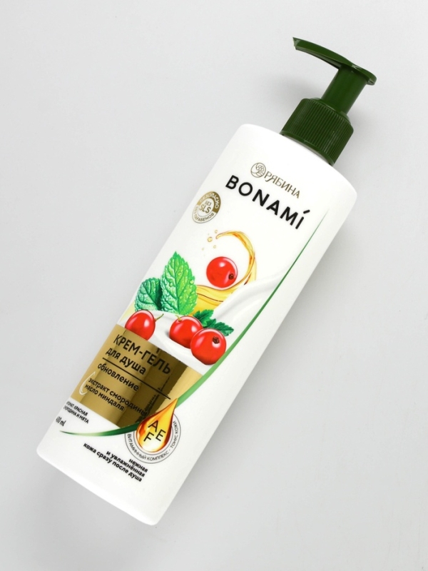 Крем-гель для душа "Красная смородина и мята", 400 мл