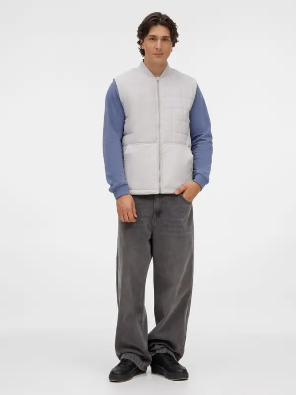 Жилет унисекс Warmbridge, светло-серый, размер XS