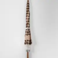 Зонт полуавтоматический &laquo;Лапка&raquo;, 8 спиц, R=46/54 см, d=92 см, бежевый