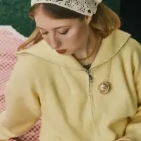 Брошь &laquo;День и Ночь&raquo;, цвет матовое золото