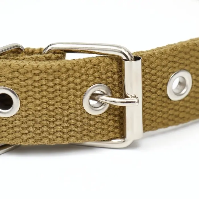 Брезентовый ошейник, 58&times;2.5 см, однослойный, цвет песочный