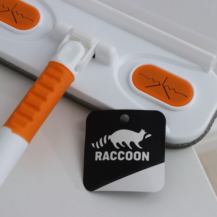 Щётка для окон Raccoon, телескопическая нержавеющая ручка 77(123) см, силиконовый сгон 22 см, велюровая насадка 22×7 см, цвет МИКС Щётка для окон Raccoon, телескопическая нержавеющая ручка 77(123) см, силиконовый сгон 22 см, велюровая насадка 22×7 см, цвет МИКС