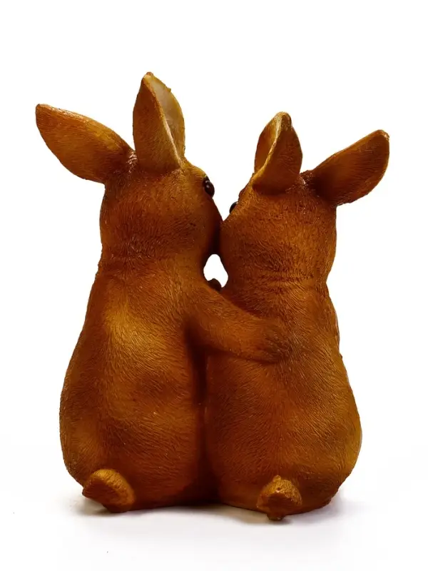 Садовая фигура из полистоуна &laquo;Семья зайцев&raquo;, 26&times;17&times;13 см, Greengo