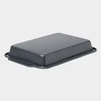 Противень Доляна &laquo;Прямоугольник. Элин&raquo;, 40.5&times;27&times;4.5 см, антипригарное покрытие, серый