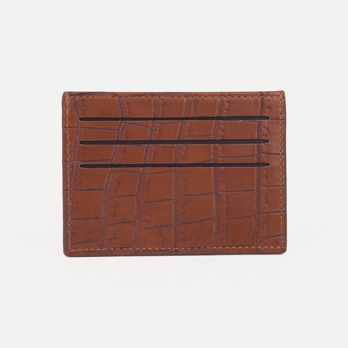 Картхолдер, цвет коричневый Картхолдер, цвет коричневый