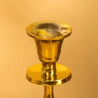 Подсвечник &laquo;Власть&raquo;, на 3 свечи, 9&times;22&times;26 см, алюминий