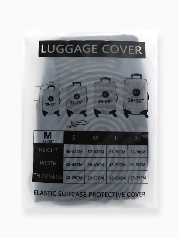 Чехол для чемодана &laquo;Кот&raquo;, 24", синий