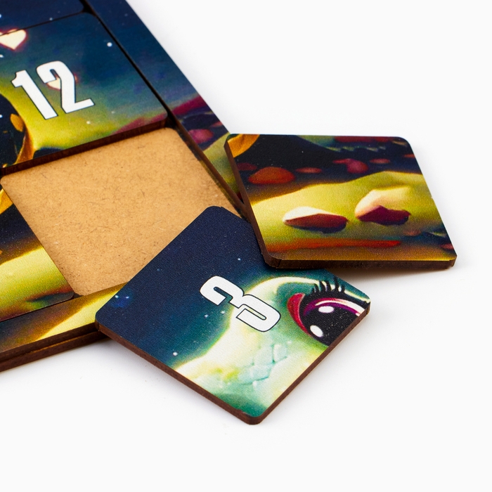 Головоломка  Головоломка "Пятнашки. Змейка", логическая настольная игра, 22 х 22 см