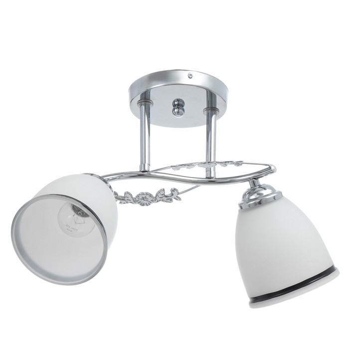 Люстра Люстра "Офелия" 2хЕ27 40т хром 47х18х25 см BayerLux