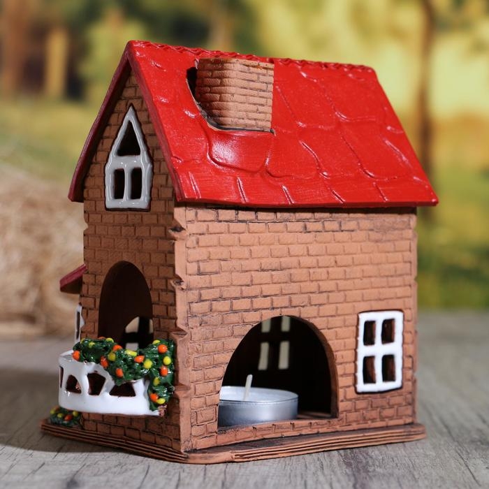 Аромалампа Домик «Причуда», 12 см, ручная работа, микс Аромалампа Домик «Причуда», 12 см, ручная работа, микс