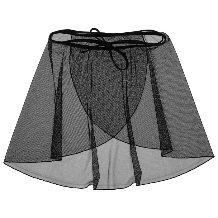 Юбка с запахом для гимнастики и танцев Grace Dance, р. 30-32, цвет чёрный Юбка с запахом для гимнастики и танцев Grace Dance, р. 30-32, цвет чёрный