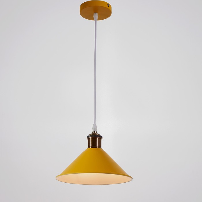 Светильник BayerLux 1244/1YL E27 40Вт желтый 22х22х8,5-108 см