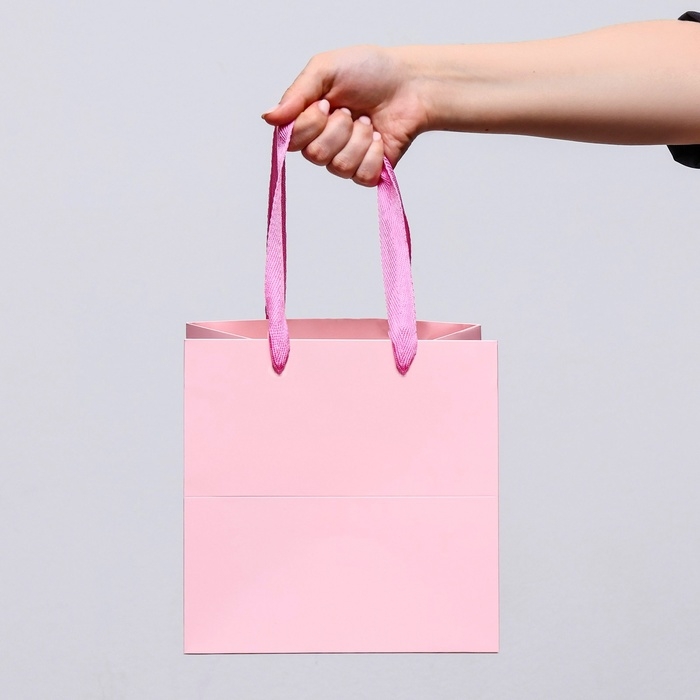 Пакет под торт, розовый, 20 х 20 х 20 см Пакет под торт, розовый, 20 х 20 х 20 см