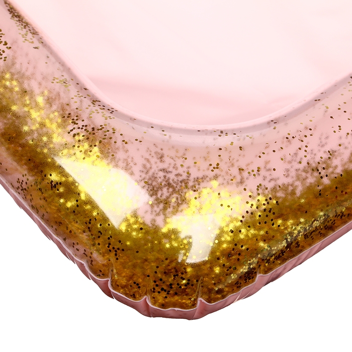 Надувная песочница с блёстками, 60х45 см, цвет розовый Надувная песочница с блёстками, 60х45 см, цвет розовый