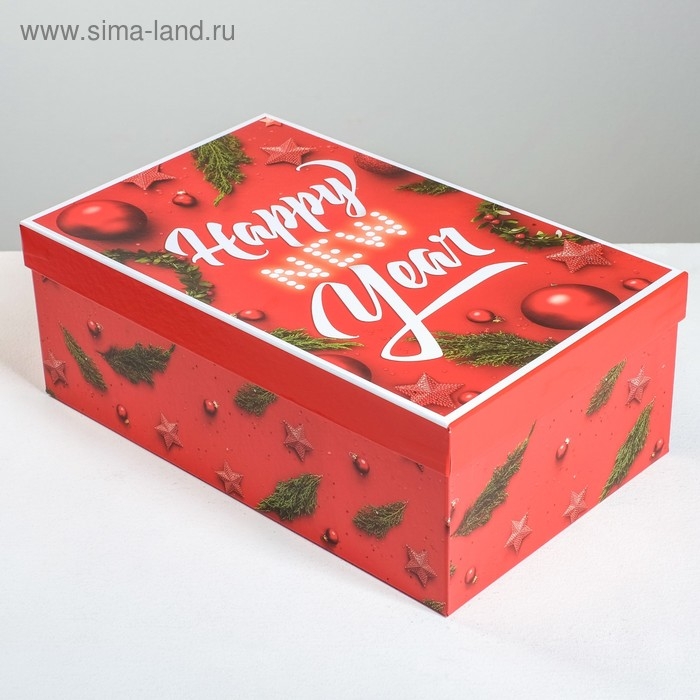 Набор подарочных коробок 6в1 «Стильный», 20 х 12,5 х 7,5 - 32,5 х 20 х 12,5 см , Новый год