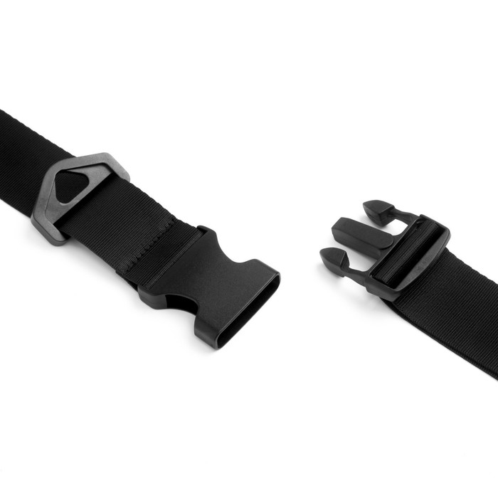 Лямка-ремень туристическая, для переноски, с дополнительными креплениями, 120х3,5см Лямка-ремень туристическая, для переноски, с дополнительными креплениями, 120х3,5см