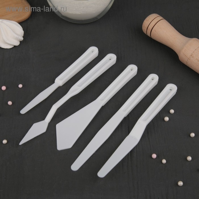 Набор для моделирования кондитерских украшений Доляна, 5 шт, 18 см Набор для моделирования кондитерских украшений Доляна, 5 шт, 18 см