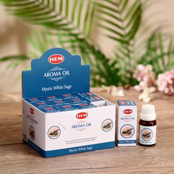 Аромамасло HEM 10 мл Белый шалфей Аромамасло HEM 10 мл Белый шалфей