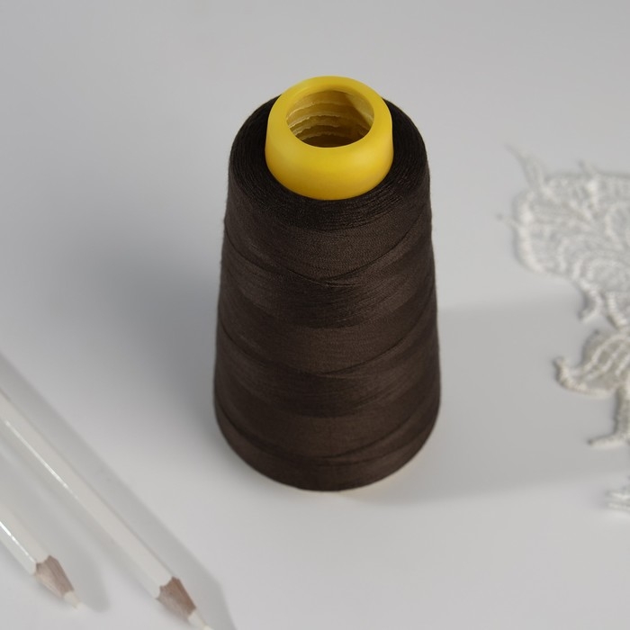 Нитки 40/2, 2700 м, цвет коричневый Нитки 40/2, 2700 м, цвет коричневый