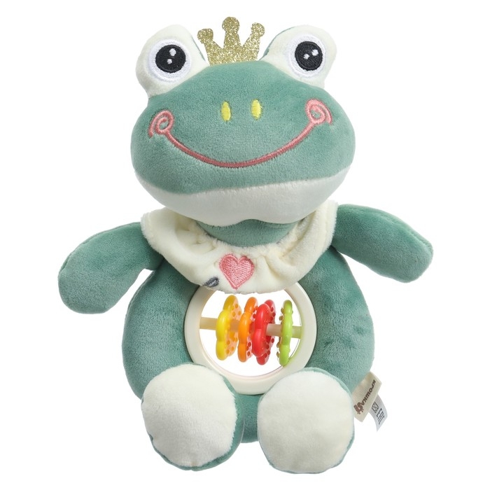 Игрушка-погремушка мягкая «Лягушастик», Крошка Я Игрушка-погремушка мягкая «Лягушастик», Крошка Я