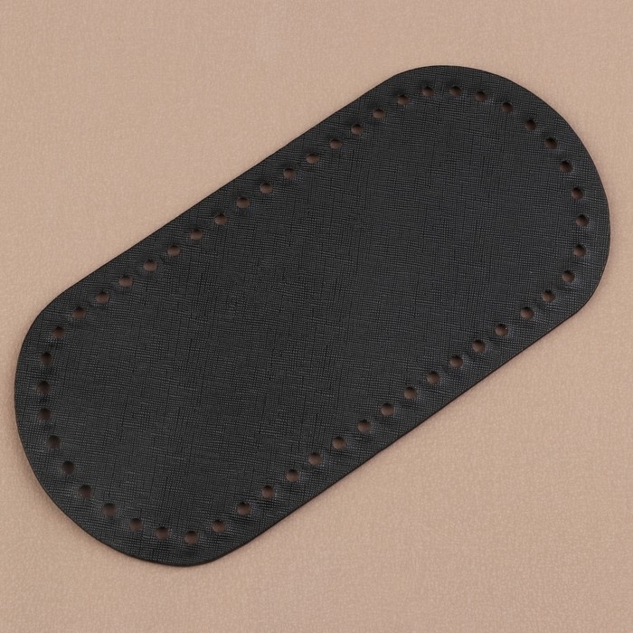 Донце для сумки, 25 × 12 × 0,3 см, цвет чёрный