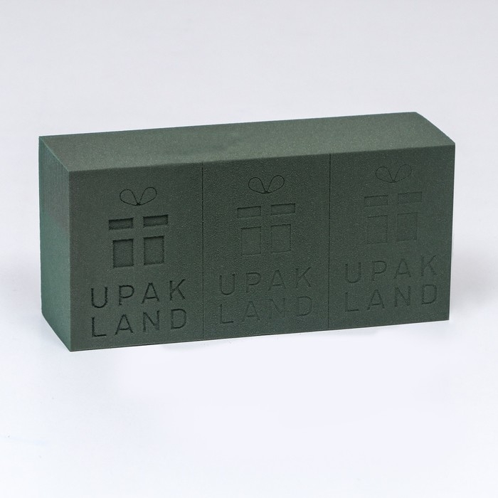 Губка флористическая для живых цветов 22,5 Х 10.5 Х 7 см 2 шт Губка флористическая для живых цветов 22,5 Х 10.5 Х 7 см 2 шт