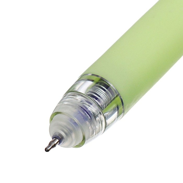 Ручка гелевая автомат Ручка гелевая автомат "Панда", стираемые чернила, чернила синие, МИКС