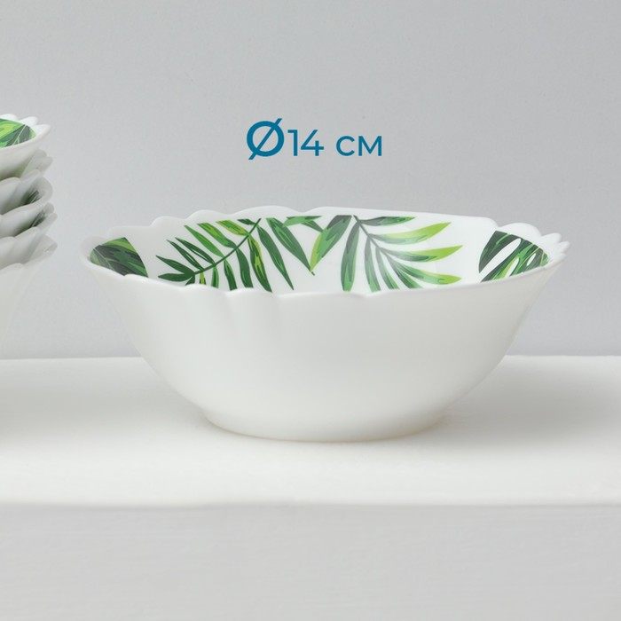 Сервиз столовый «Лист папоротника», 37 предметов, стеклокерамика Сервиз столовый «Лист папоротника», 37 предметов, стеклокерамика