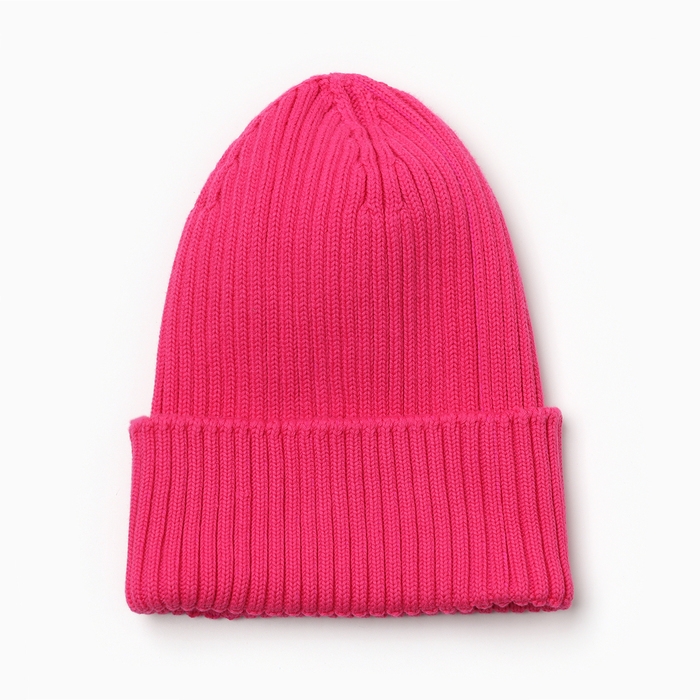 Шапочка детская, цвет фуксия, р-р 54-56 (7 лет) Шапочка детская, цвет фуксия, р-р 54-56 (7 лет)