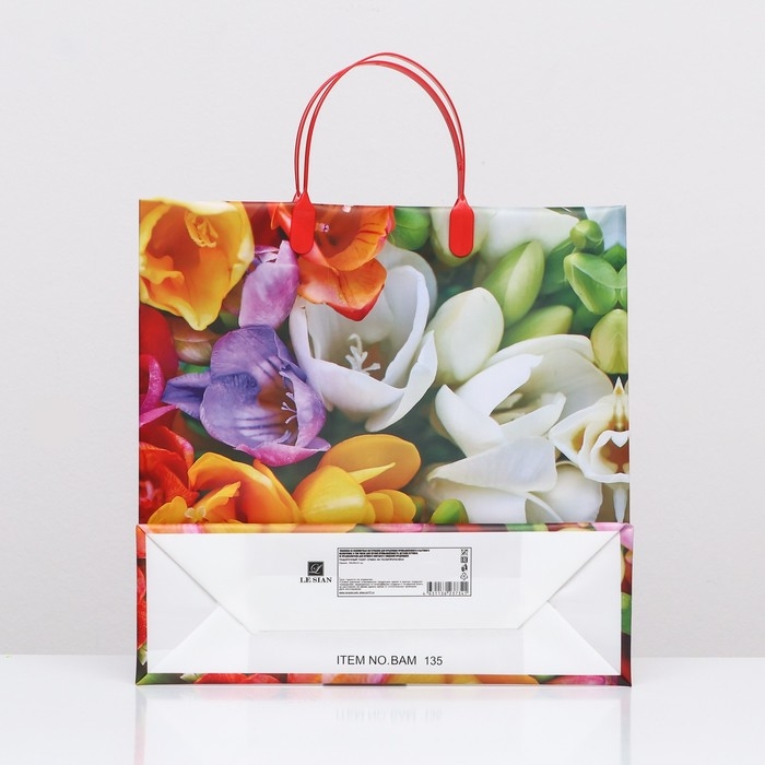 Пакет Пакет "Летний букет", мягкий пластик, 30 x 30 см, 120 мкм
