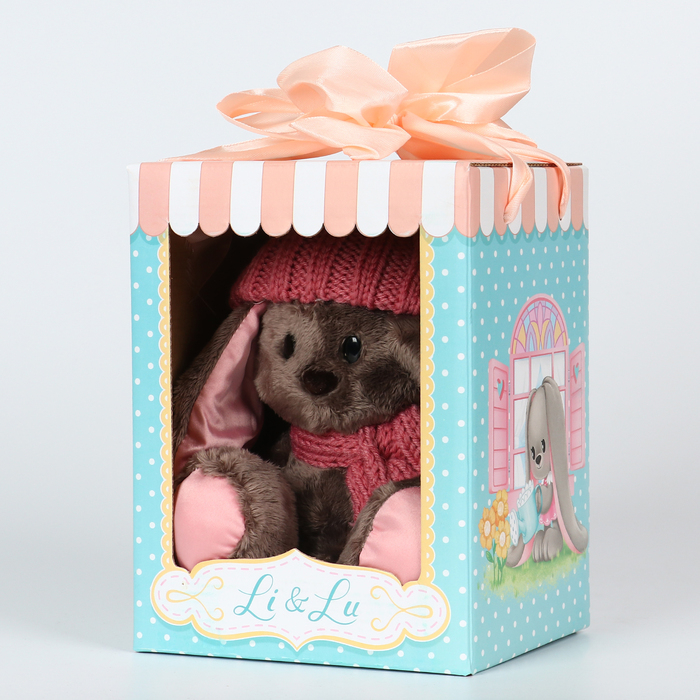 Новогодняя мягкая игрушка «Зимняя Li», заяц, 25 см, на новый год Новогодняя мягкая игрушка «Зимняя Li», заяц, 25 см, на новый год