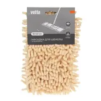 Насадка для швабры тм Vetta, 10х40см, 95 гр., &laquo;Лапша&raquo;,  микрофибра