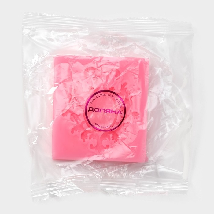 Молд Доляна «Вензели. Рамка», силикон, 6,7×7,5 см, цвет розовый Молд Доляна «Вензели. Рамка», силикон, 6,7×7,5 см, цвет розовый