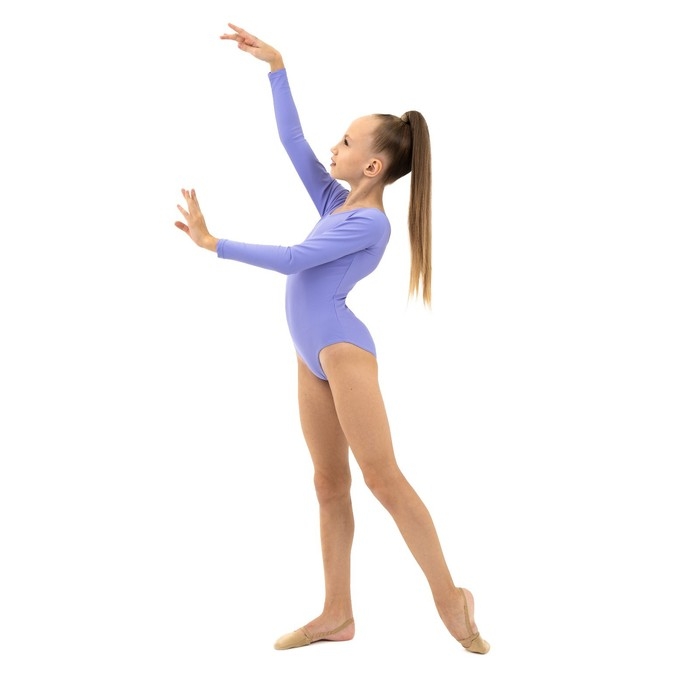 Купальник для гимнастики и танцев Grace Dance, р. 30, цвет сирень