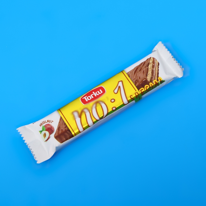 Шоколадная вафля Torku special, с фундуковым кремом в молочном шоколаде, 32 г Шоколадная вафля Torku special, с фундуковым кремом в молочном шоколаде, 32 г