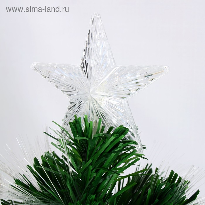 Ёлка фиброоптическая 90 см свечение, d нижнего яруса 50 см, 80 веток Ёлка фиброоптическая 90 см свечение, d нижнего яруса 50 см, 80 веток