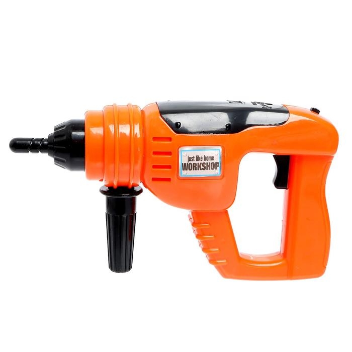 Инструмент детский «Перфоратор», звуковые эффекты, работает от батареек Инструмент детский «Перфоратор», звуковые эффекты, работает от батареек