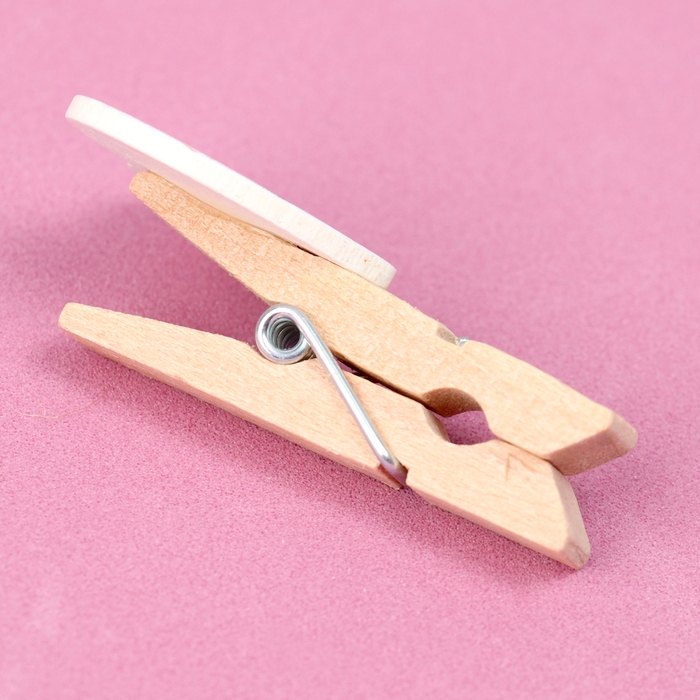 Прищепки декоративные с верёвкой для подвеса &laquo;Сердечки&raquo; набор 10 шт., 2,5 &times; 12,5 &times; 13,5 см