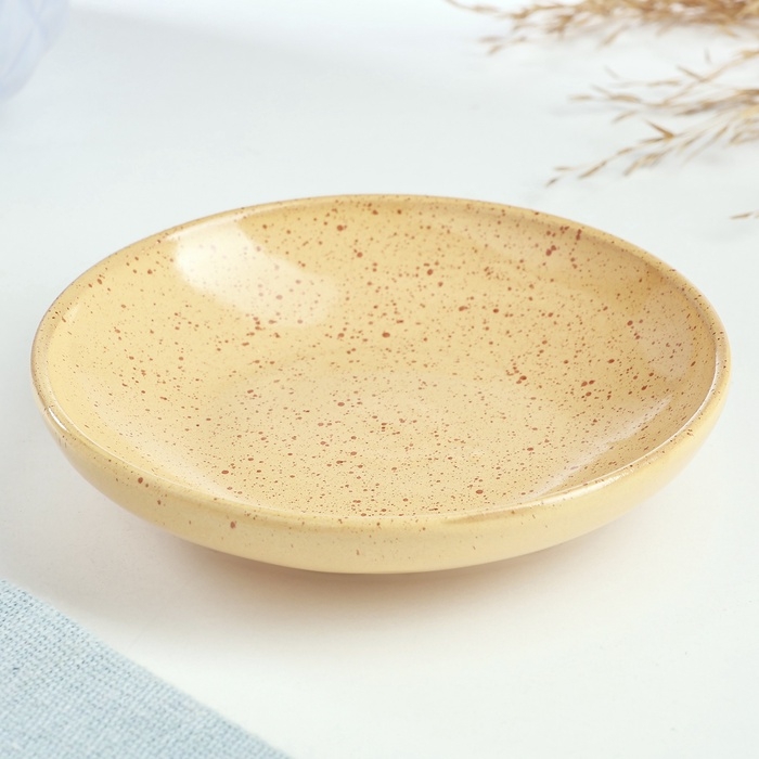 Блюдце Блюдце "Борисовское" малое, 10х2см, каракум